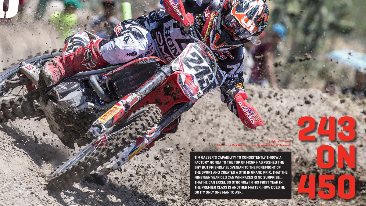 Tim Gajser talks mastery of the 450 – On Track Off Road Magazine