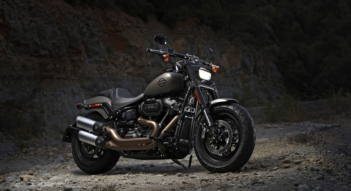 Harley Fat Bob Review A New Kind Of Old On Track Off Road Magazine